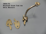 21826-TA Tower Mount Headlight Stand Brackets for So Cal style stands, Weld-on