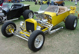 81623 T-Radiator Shell with Ford script, Fiberglass, 5 1/2" wide