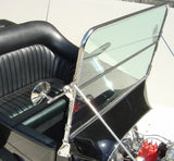 61022P T-Windshield Frame, Polished, Full Frame, 22" height, 40 1/8" wide