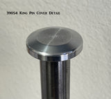 39054PA King Pin Covers, Polished Aluminum