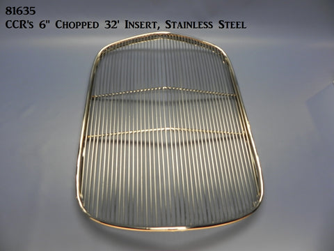 81635 Grill Insert for 32' Chopped Shell, Stainless Steel
