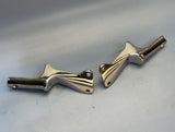 61020P T-Windshield Posts, Polished Stainless Steel