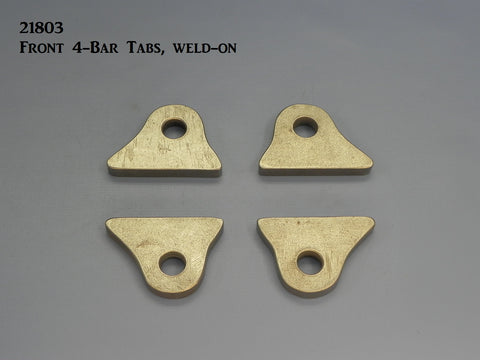 21803 Front 4-Bar Tabs, weld-on