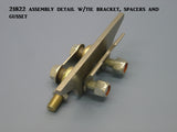 59522-A Radius Rod Tie Brackets only, Stainless Steel