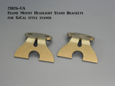 21826-UA  Headlight Stand Brackets for So Cal style stands, Weld-on