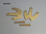 31025UW T-Spring Hangers, w/Gussets, un-welded