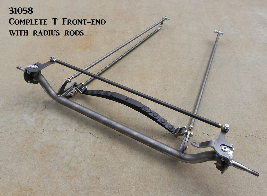 Car Front Rodes 31058 Complete T-Front-End with Radius Rods – California Custom Roadsters