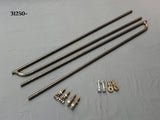 31250 T-Radius Rods, Front, 51" bars w/Ends and Hardware
