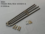 31352-37  T-Radius Rods, Rear, 37.25" bars
