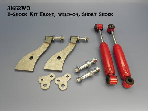 31652WO T-Shock Kit, Front, weld-on, Short Shock