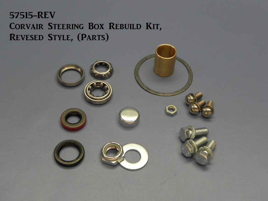 57515REV Corvair Steering Box Rebuild Kit, Reversed, (Parts