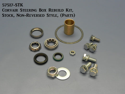 57517-STK Corvair Steering Box Rebuild Kit, Stock Style, (non-reversed), (Parts)