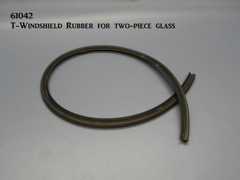 61042 T Windshield Rubber for two-piece glass