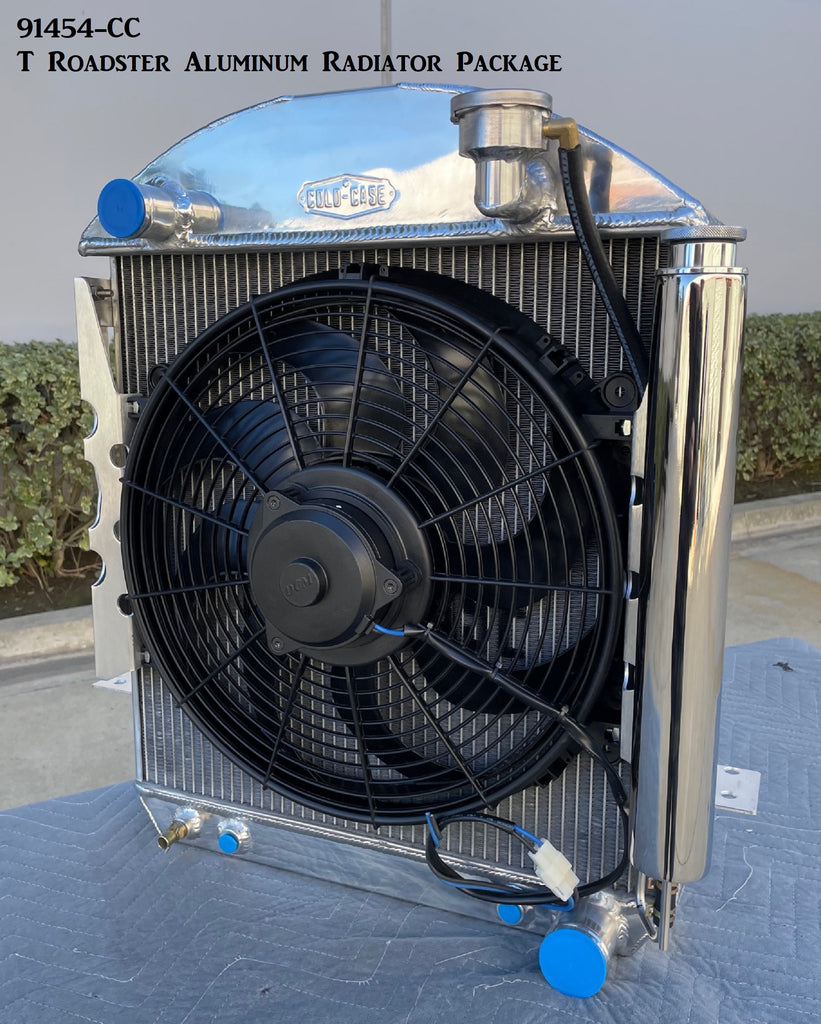 91454-CC T Roadster Aluminum Radiator Package (for performance motors ...