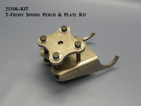 21706-KIT T-Front Spring Perch & Plate Kit