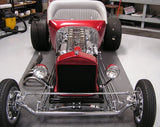 81623 T-Radiator Shell with Ford script, Fiberglass, 5 1/2" wide