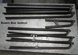 31250 T-Radius Rods, Front, 51" bars w/Ends and Hardware