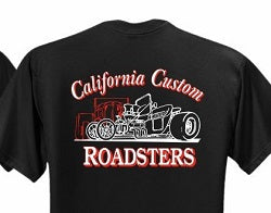 CCR, '2 Bitchin Roadsters' T-Shirt, (Black)