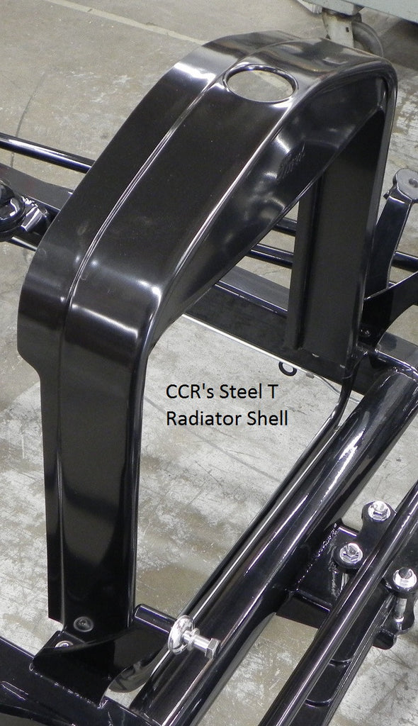 81613 T-Radiator Shell w/ Ford script, Painted, Steel 2PC. – California ...