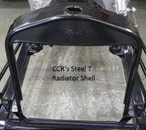 81613 T-Radiator Shell w/ Ford script, Painted, Steel 2PC.