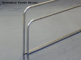 61018P T-Windshield Frame, Polished, Full Frame, 18" height, 40 1/8" wide